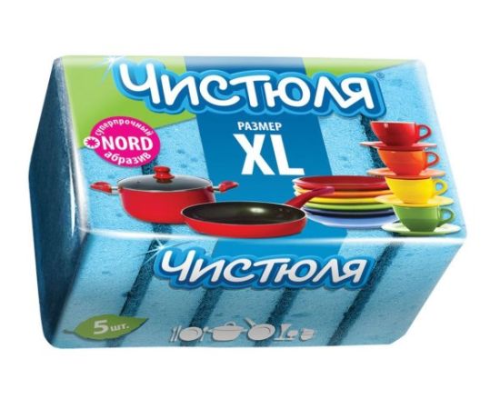 Губки кухонные Chistulya XL 5 шт П0311
