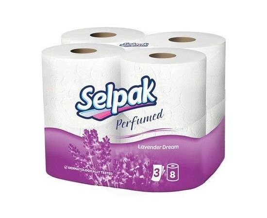 ტუალეტის ქაღალდი Selpak სურნელოვანი 8 ც.