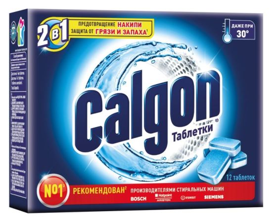 Water softening means Calgon 12 tablets 180 g