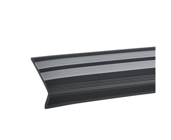 Профиль для ступеней Salag 42x15x910 мм черный и серый