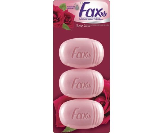 Soap FAX rose 3x115 g