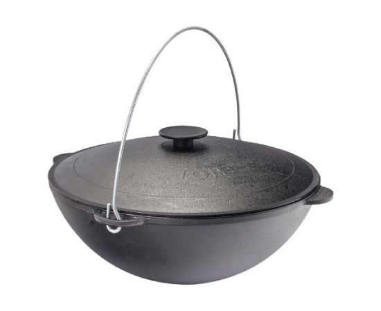 Cauldron cast iron with a lid Biol 12 l