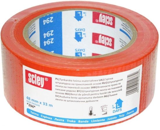 Plaster tape for rough surfaces Scley #294 0320-943348 48mm x 33m