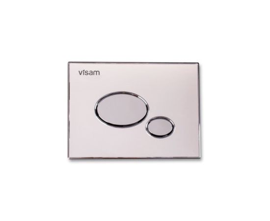 Button Visam Verge chrome matt 225-001