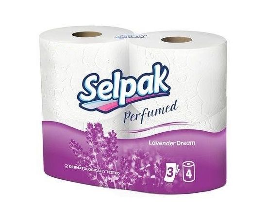 ტუალეტის ქაღალდი Selpak სურნელოვანი 4 ც.