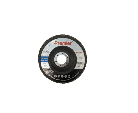 Flap disc for metal Premier  125 x 22 mm. #60 Premier
