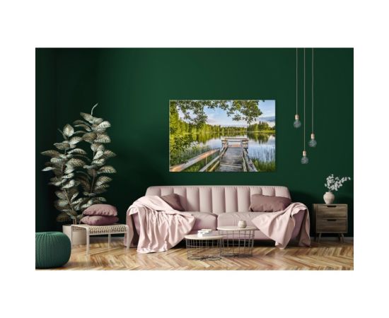 Glass picture Styler Wooden Jetty GL320 80X120 cm