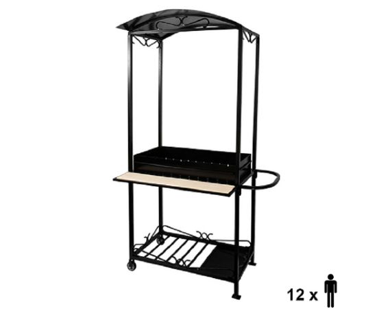 Barbecue professional with a roof BoyScout 61244 106х63х200 cm