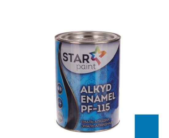Alkyd enamel STAR PAINT ПФ-115 46 Bright blue 2.8 kg