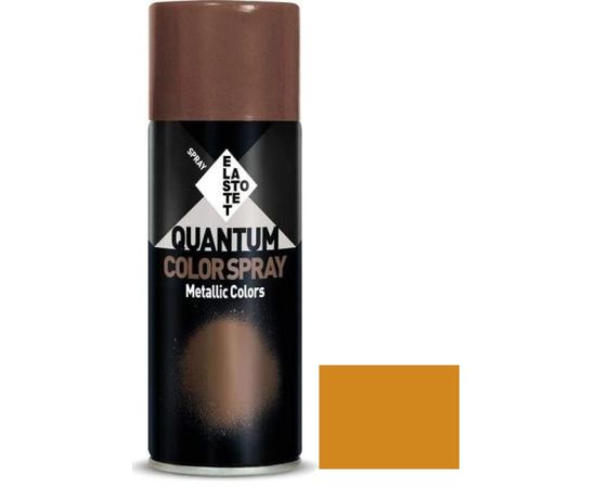 სპრეი საღებავი Elastotet Quantum color spray metallic მოსპილენძისფრო ოქრო 400 მლ