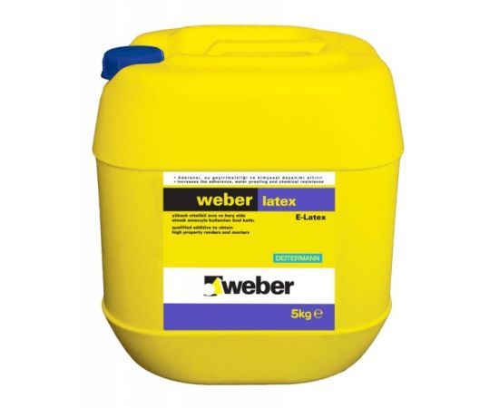 დანამატი ხსნარისთვის Weber latex 5 კგ