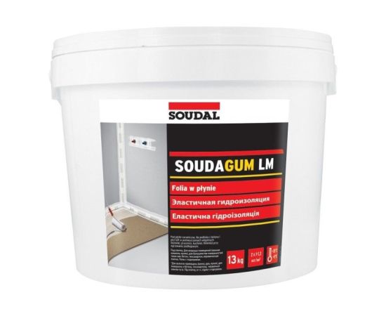 Жидкая изоляционная мембрана Soudal Soudagum LM 13 кг