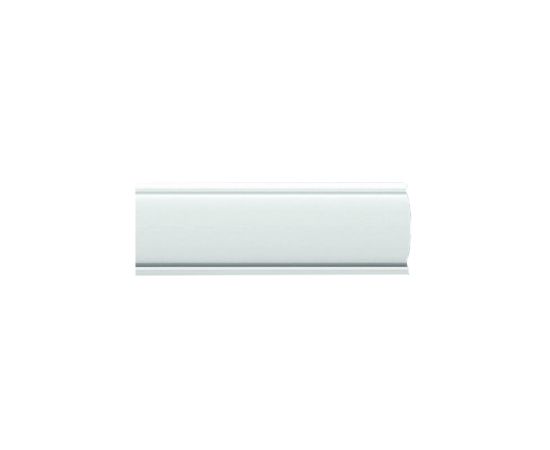 Extruded ceiling plinth Solid C40/70 white 68x2000 mm