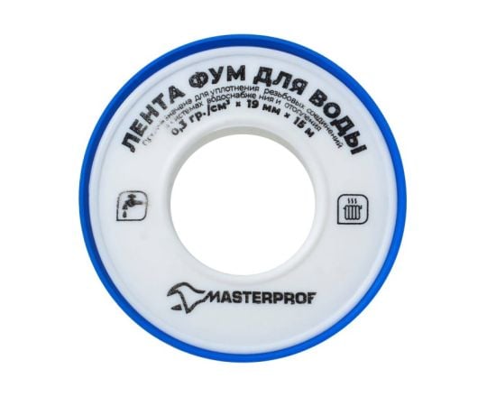 Tape for water Masterprof 19x0.1 mm 15 m
