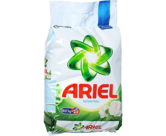 Washing powder automatic machine Ariel white rose 6 kg