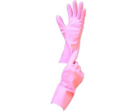Хозяйственные перчатки Rozenbal розовые