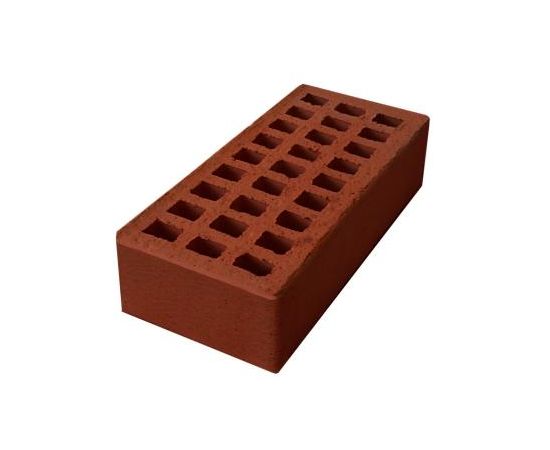 Brick ceramic facing single "Red" ГОСТ 530-2012 ТУ 5741-023