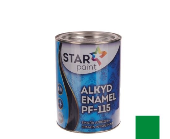 Эмаль алкидная STAR PAINT ПФ-115 34 Светло зеленый 0.9 кг