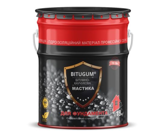 Bitumen-rubber mastic Izofast Bitugum 18 kg