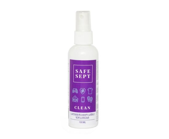Средство для быстрой дезинфекции любых поверхностей SafeSept Clean 100 мл
