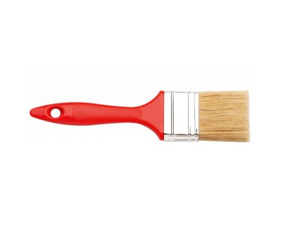 Flat brush with red handle Hardy 0200-405180 80 mm