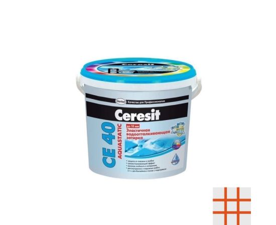 Затирка Ceresit CE-40 2 кг кирпичная
