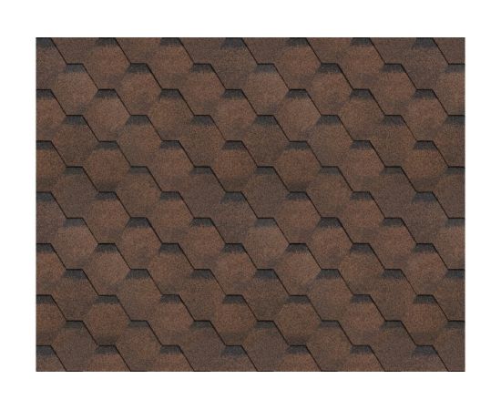 Bituminous tile Technonicol Shinglas Sota brown 3 m²