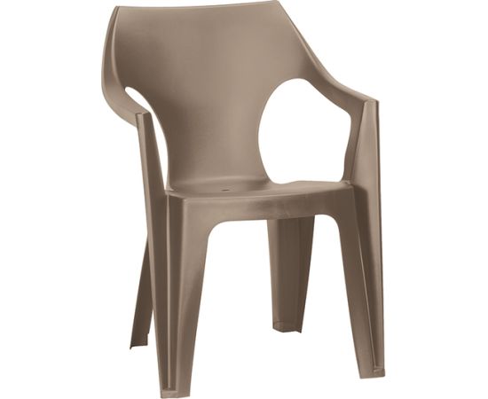 Chair Allibert Dante low back 57x57x79 cappuccino