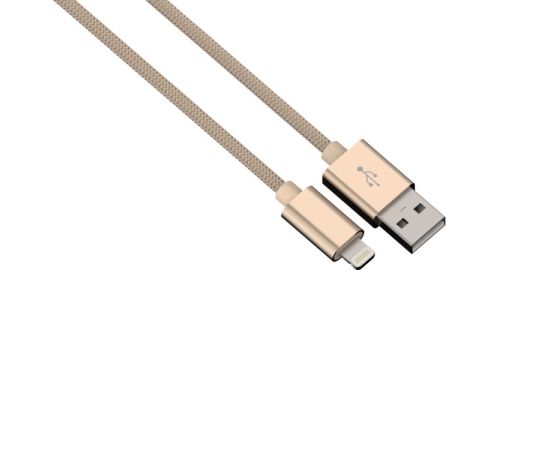 კაბელი USB Hama ოქროსფერი 1 მ 80523