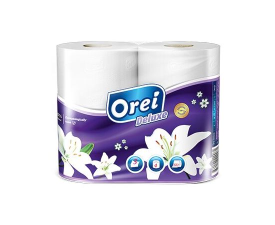 ტუალეტის ქაღალდი Orei Deluxe 4 ცალი
