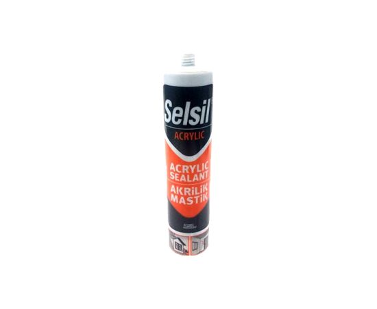 Акриловыи герметик - черныи SEL18-0507 selsil acrylic sealant 310ML