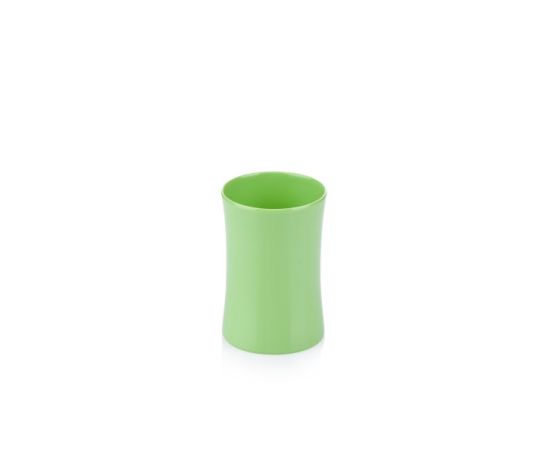 Toothbrushes holder Primanova PORTO GREEN  MELAMINE TOOTH PASTE CUP