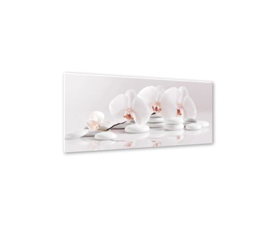 A picture on glass Styler EX554 WHITE STONES 50X125