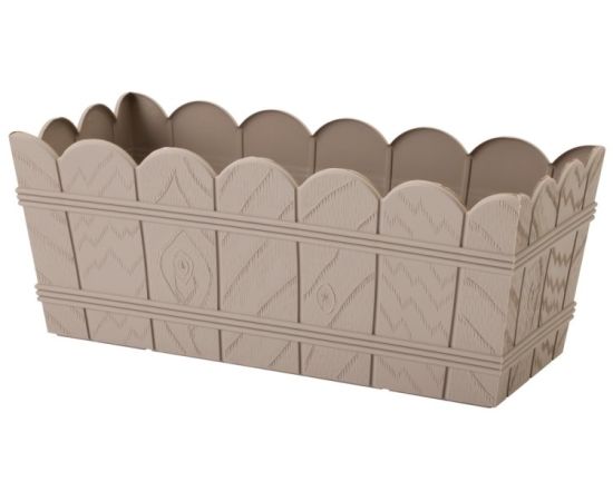 ქოთანი ყვავილის Form-Plastic Elba box with brackets 55 taupe