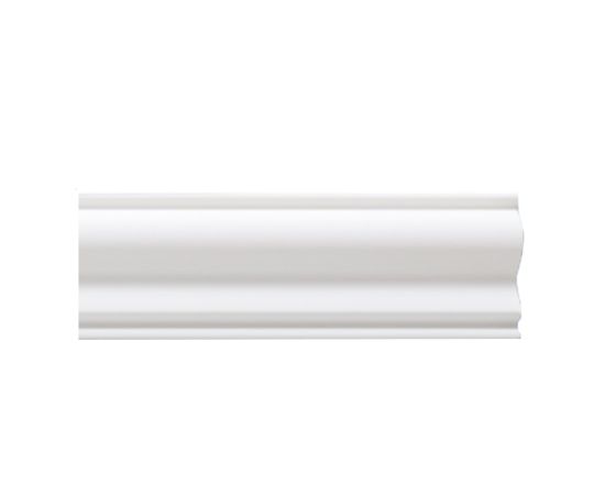 Extruded ceiling plinth Solid C14/70 white 70x70x2000 mm