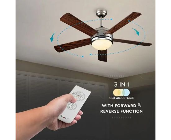 Chandelier ceiling fan V-TAC LED 7913 60W