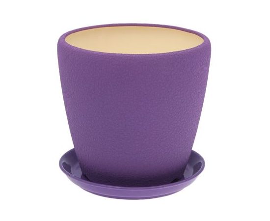 Flower Pot Ceramic Oriana Gracia №4 Violet Silk 1,2 l
