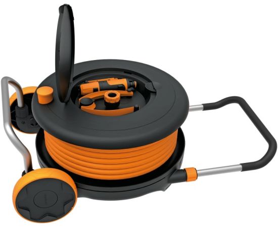 Reel with hose and accessories Fiskars 1023644 1/2" 30 m