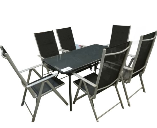 Set of rattan furniture GU18ORD012 table 6 chairs