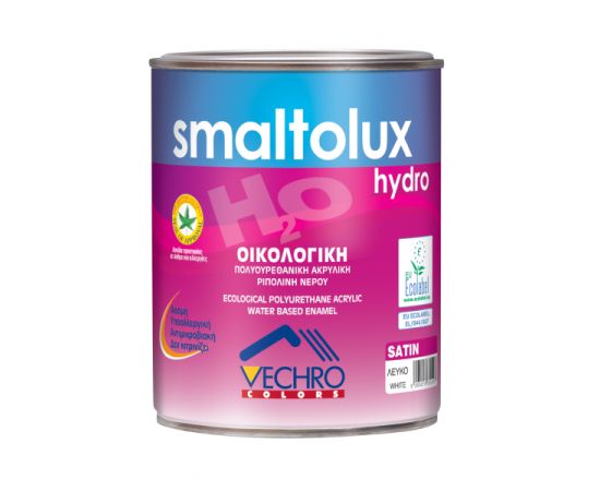 საღებავი წყლის ბაზაზე Vechro SMALTOLUX HYDRO SATIN 2.5 ლ