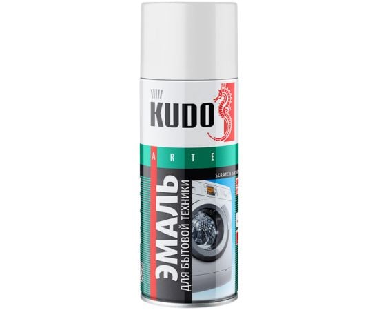 Enamel for household appliances KUDO KU-1311 white 520ml