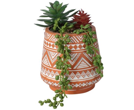 Plant in a pot artificial Koopman 15 cm 2ASS