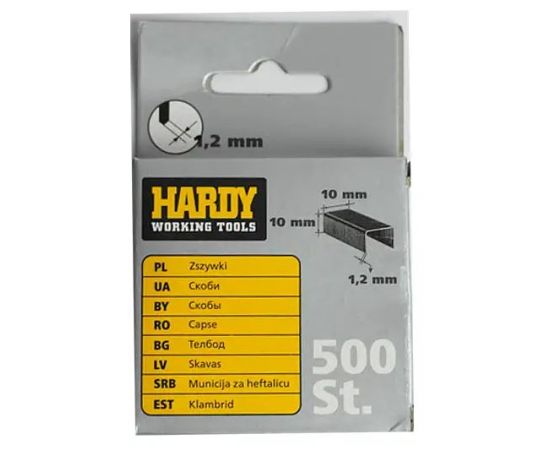 სტეპლერის ტყვიები Hardy 2241-650010 10 მმ 500 ც