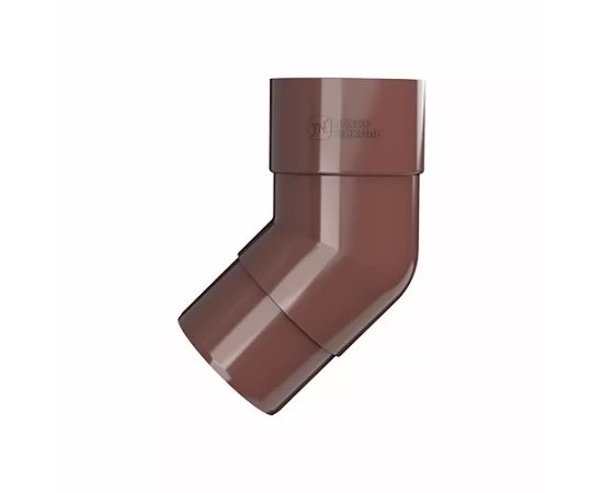 მუხლის მილის Technonicol 125/82 PVC 135° ყავისფერი