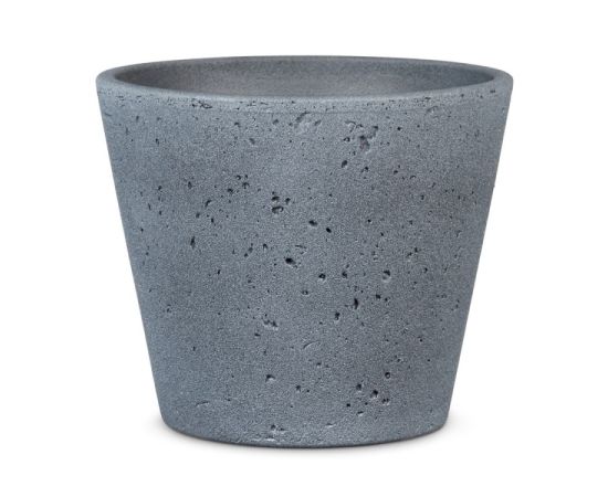 Ceramic pot for flowers Scheurich 701/28 DARK STONE