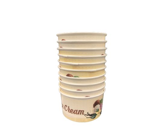 Paper ice-cream glass 10 pcs Europack disposable