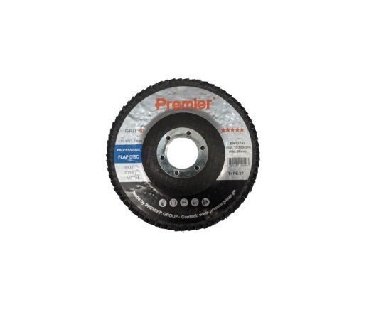 Flap disc for metal Premier  115 x 22 мм. #40 mm