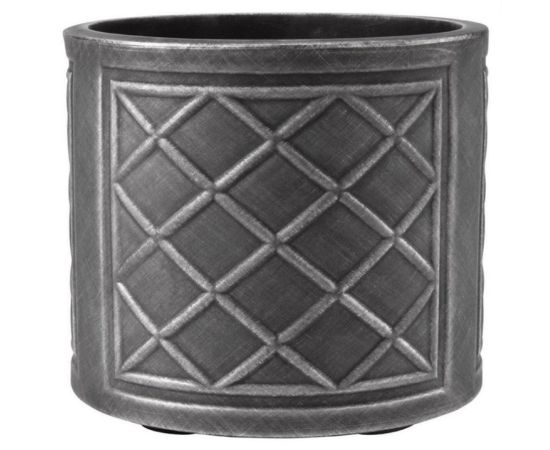 Flower pot Keter Pewter Lead Effect Round 48 l