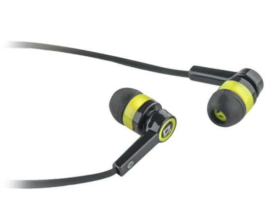 Headphones with microphone DEFENDER Pulse 420 black/yellow