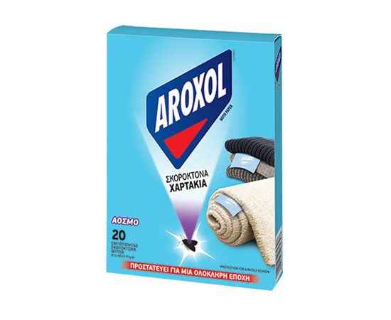 ჩრჩილის საწინააღმდეგო საშუალება ქაღალდი Aroxol 20 ც